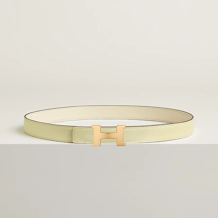 Mini Constance belt buckle & Reversible leather strap 24 mm - Image 2